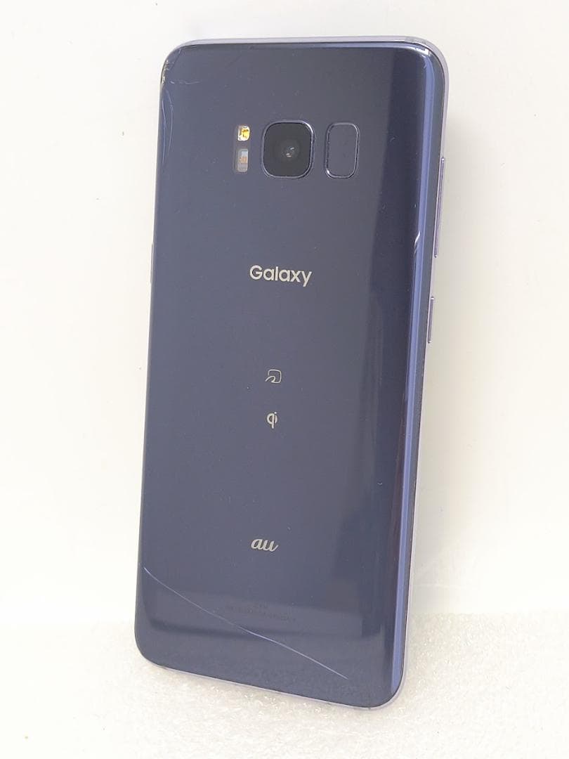 【SIMロック解除済】au GALAXY S8 SCV36 ジャンク 80%以上