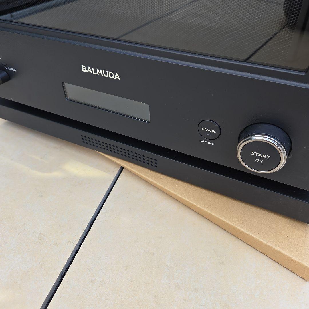 【美品】BALMUDA オーブンレンジ　K09Aシリーズ　黒