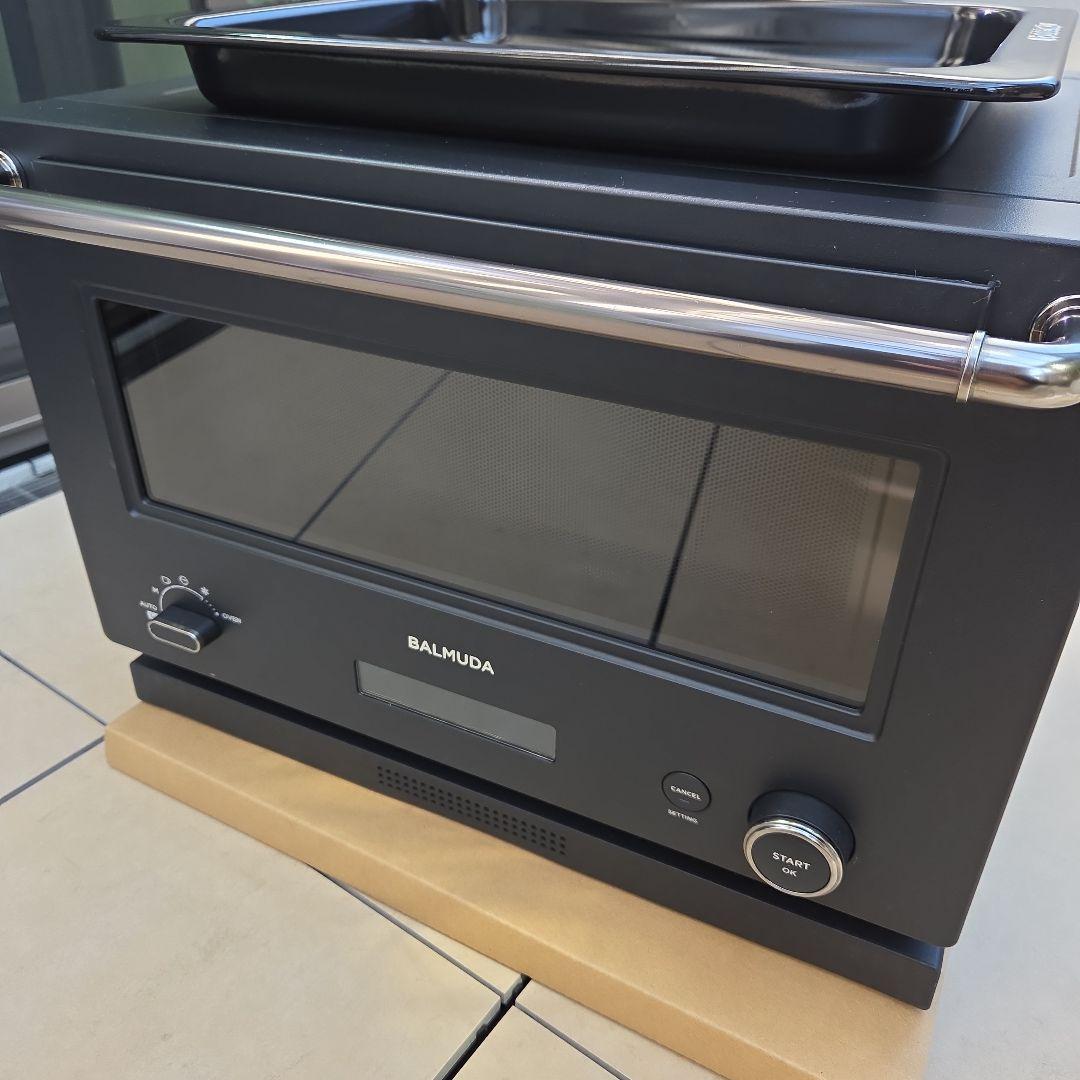 【美品】BALMUDA オーブンレンジ　K09Aシリーズ　黒