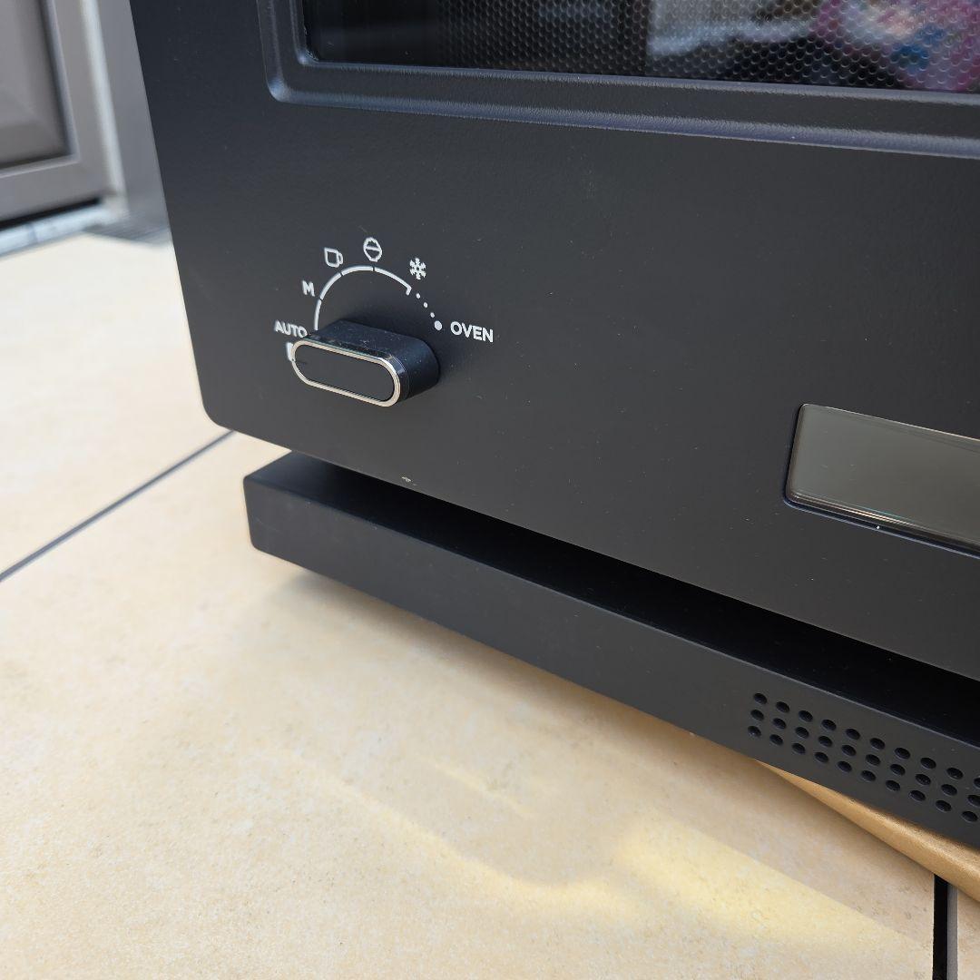 【美品】BALMUDA オーブンレンジ　K09Aシリーズ　黒