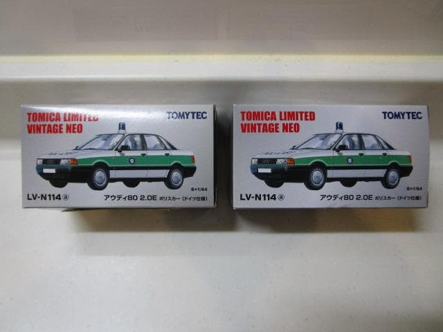 トミカLVネオ/新品封印未開封 LV-N114a アウディ80 2.0E ドイツ