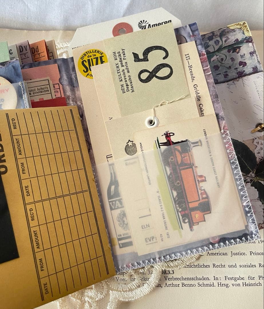 160出品記念 おすそ分けファイル おすそ分けボックス ヴィンテージ 紙モノ