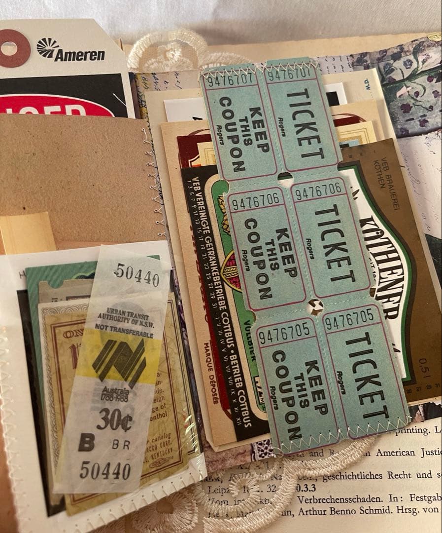 160出品記念 おすそ分けファイル おすそ分けボックス ヴィンテージ 紙モノ