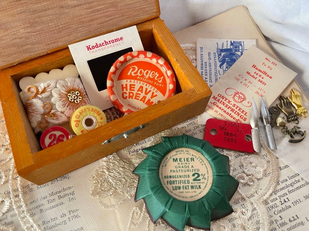 160出品記念 おすそ分けファイル おすそ分けボックス ヴィンテージ 紙モノ