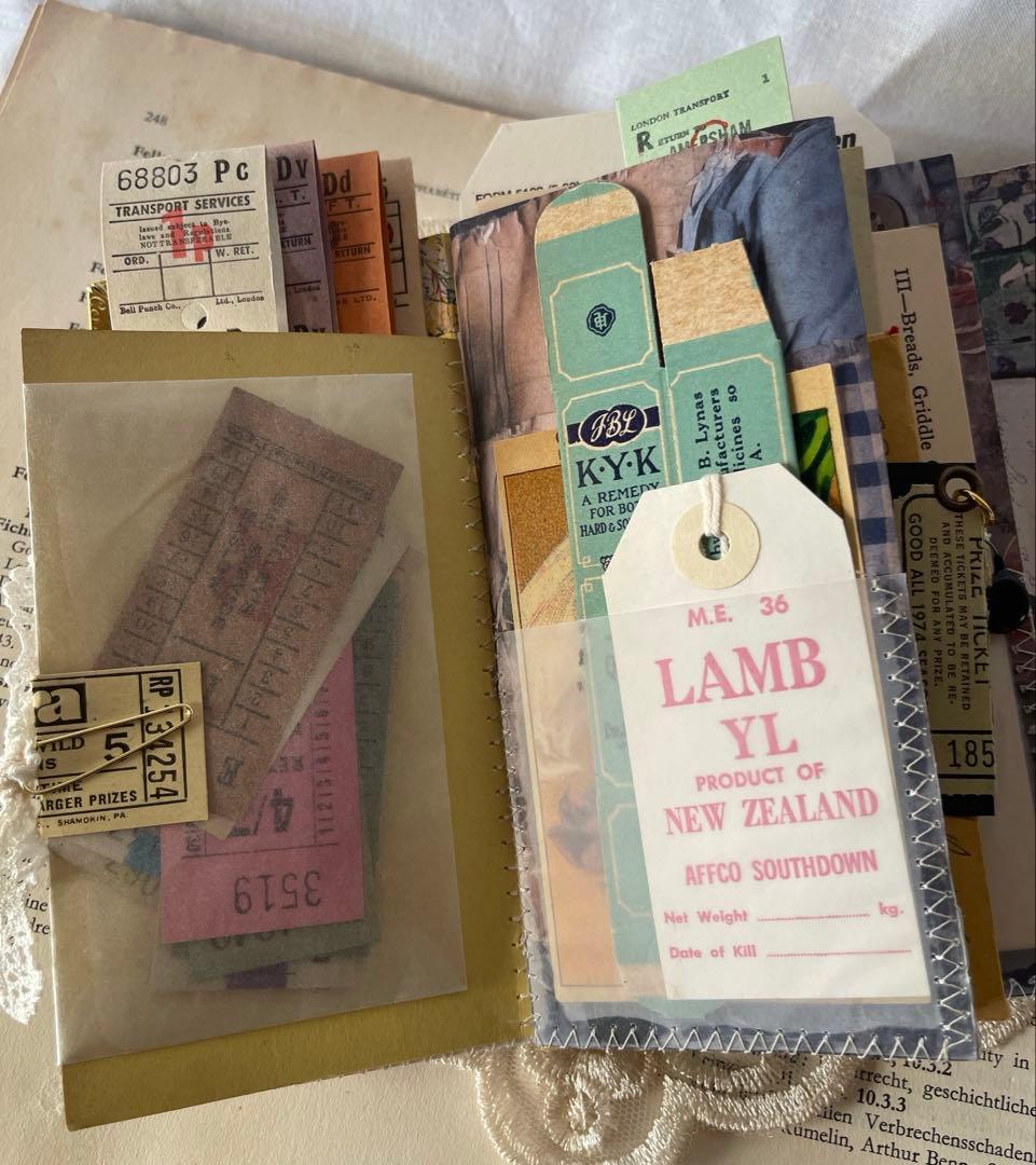 160出品記念 おすそ分けファイル おすそ分けボックス ヴィンテージ 紙モノ