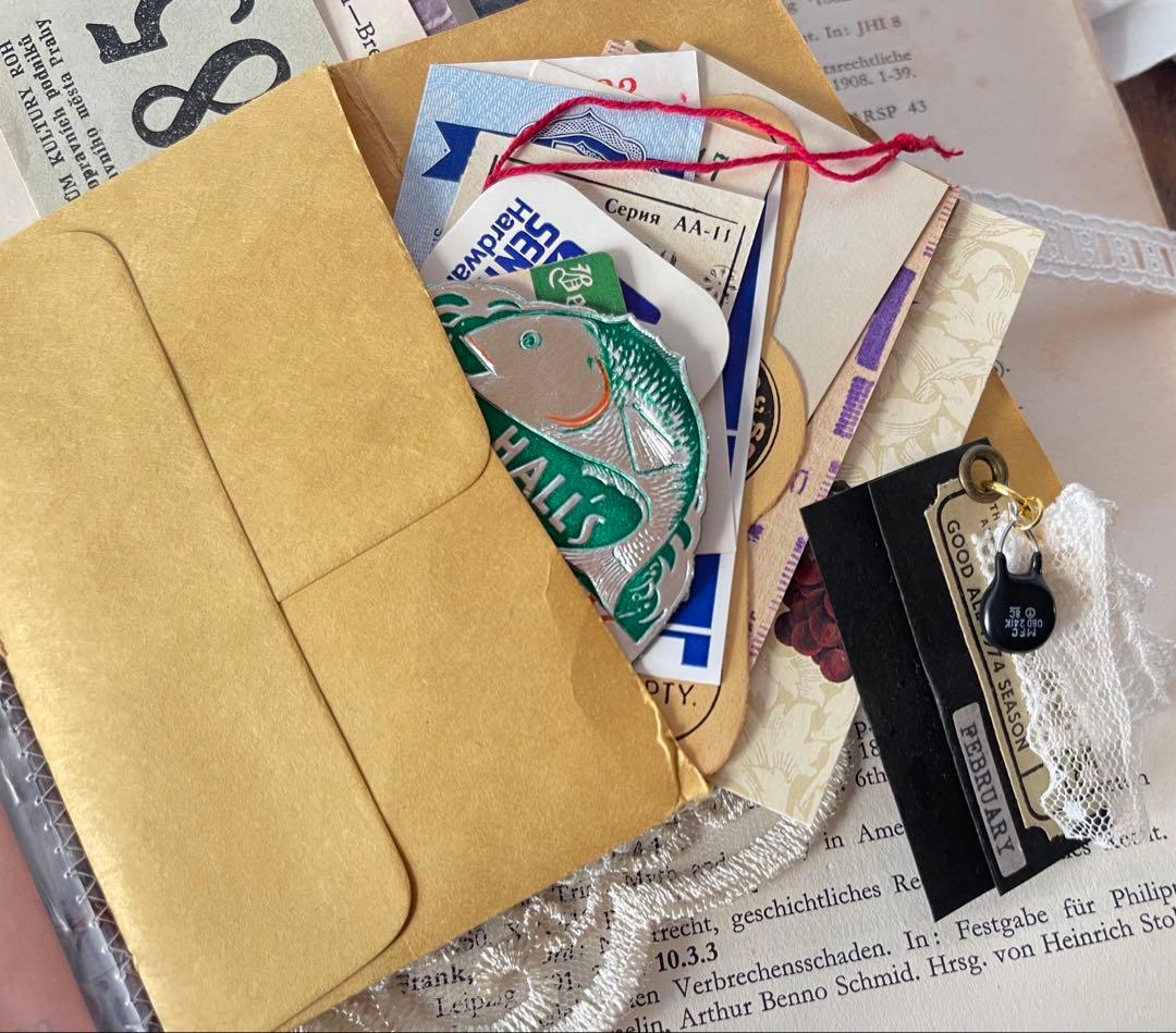 160出品記念 おすそ分けファイル おすそ分けボックス ヴィンテージ 紙モノ