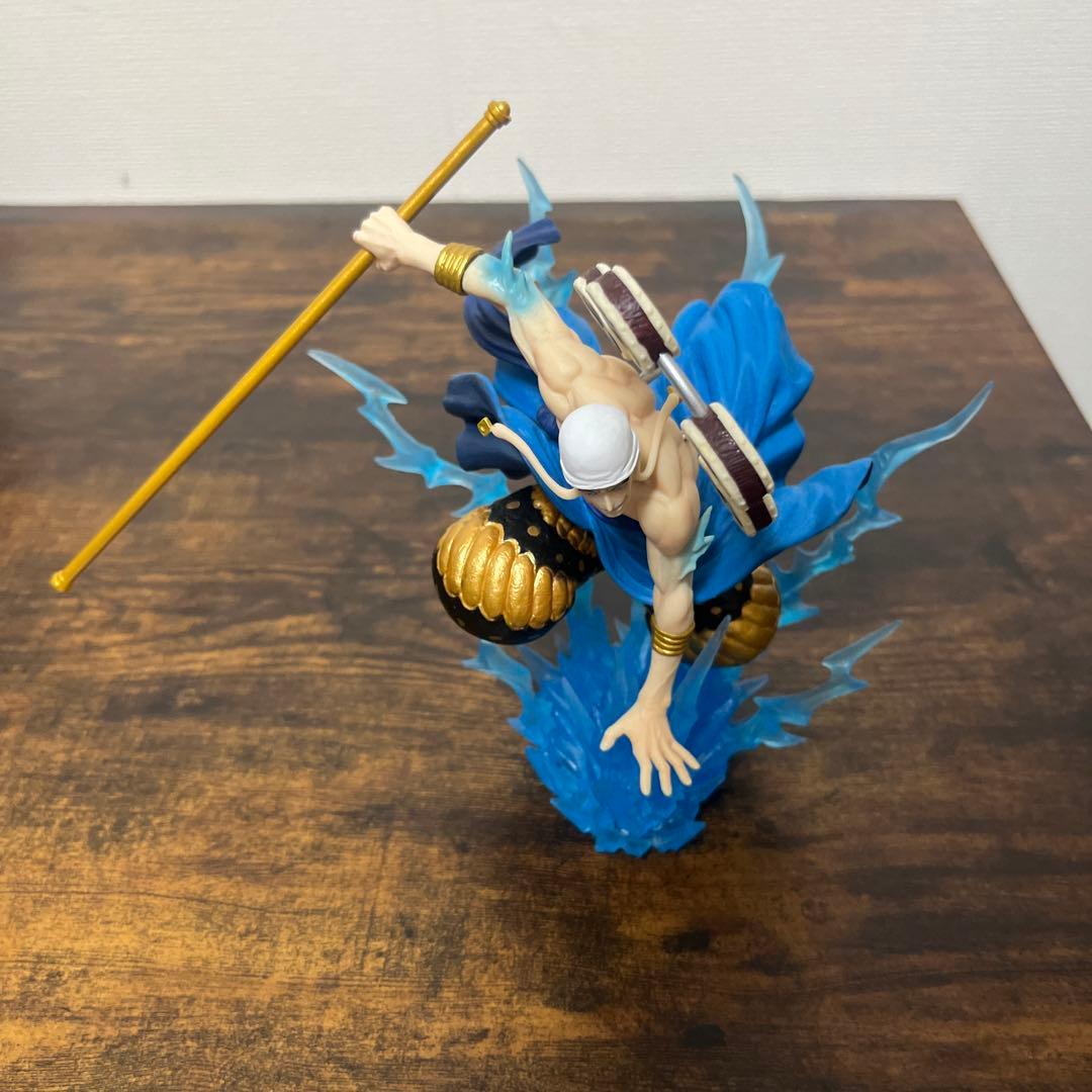 ワンピース一番くじ・エネル・クロコダイル・ルフィラストワン決闘ノ記憶フィギュア