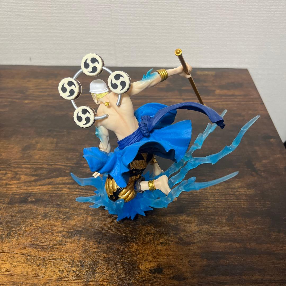 ワンピース一番くじ・エネル・クロコダイル・ルフィラストワン決闘ノ記憶フィギュア