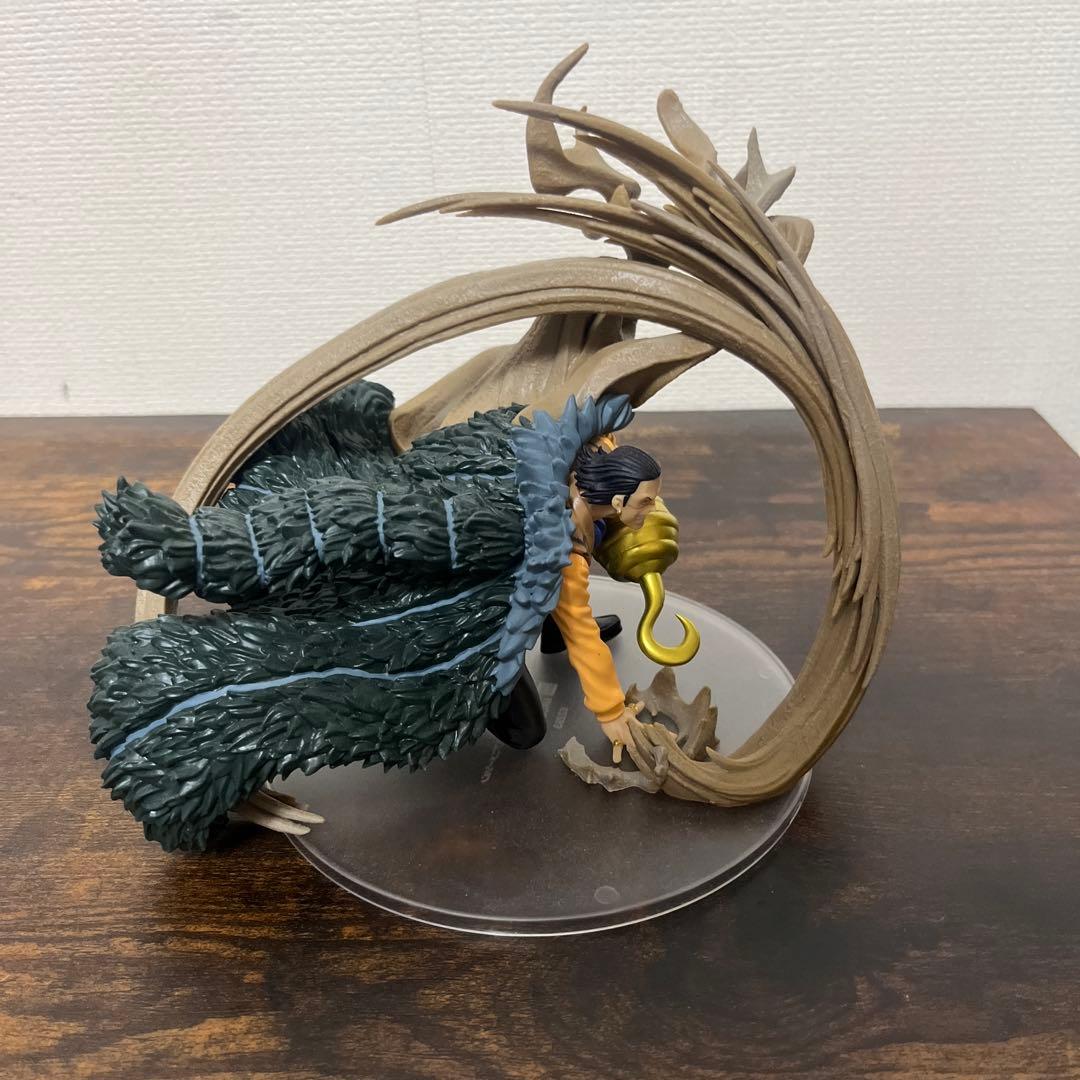 ワンピース一番くじ・エネル・クロコダイル・ルフィラストワン決闘ノ記憶フィギュア