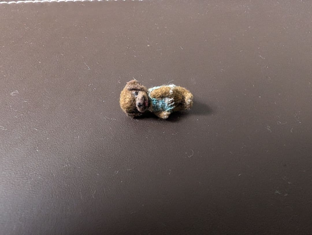 極小　ミニチュア　プードルのぬいぐるみ