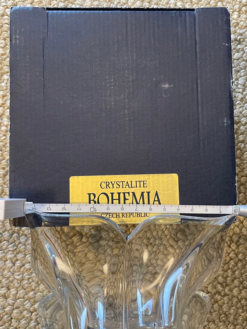 BOHEMIA GLASS ボヘミアングラス キャンディーケース小物入れ