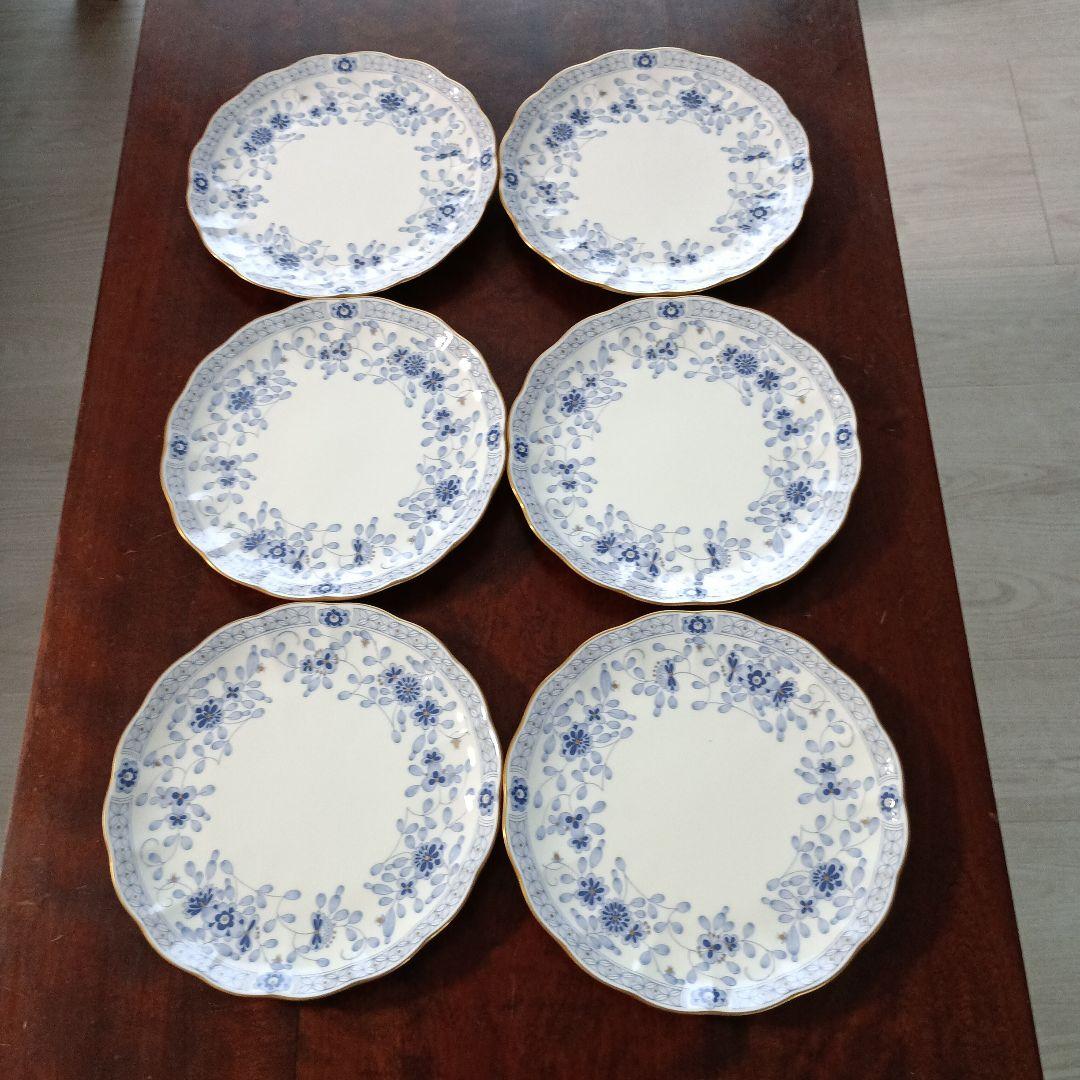 未使用　ナルミ　ケーキ皿　19㎝　6枚セット