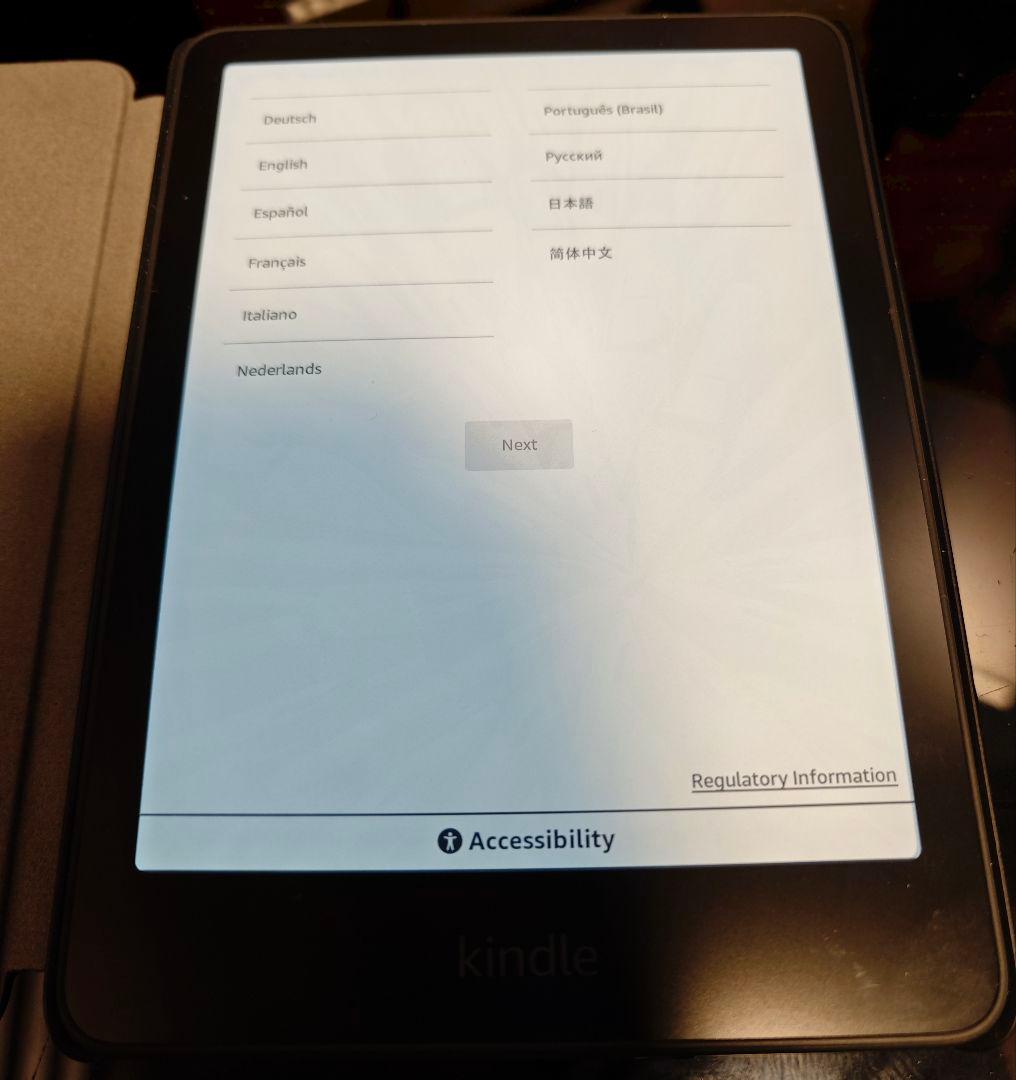 Kindle グレー 本体　ケース付き