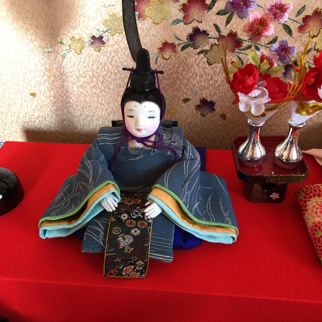 手作り　お雛様　五人飾り