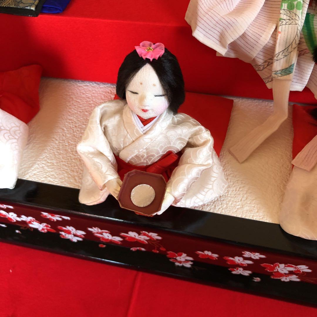 手作り　お雛様　五人飾り