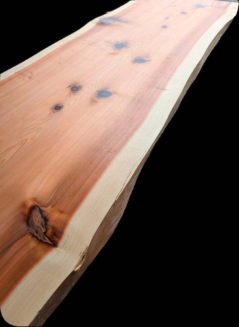 【DIYに最適】杉 無垢一枚板｜耳付き・加工しやすいナチュラル材