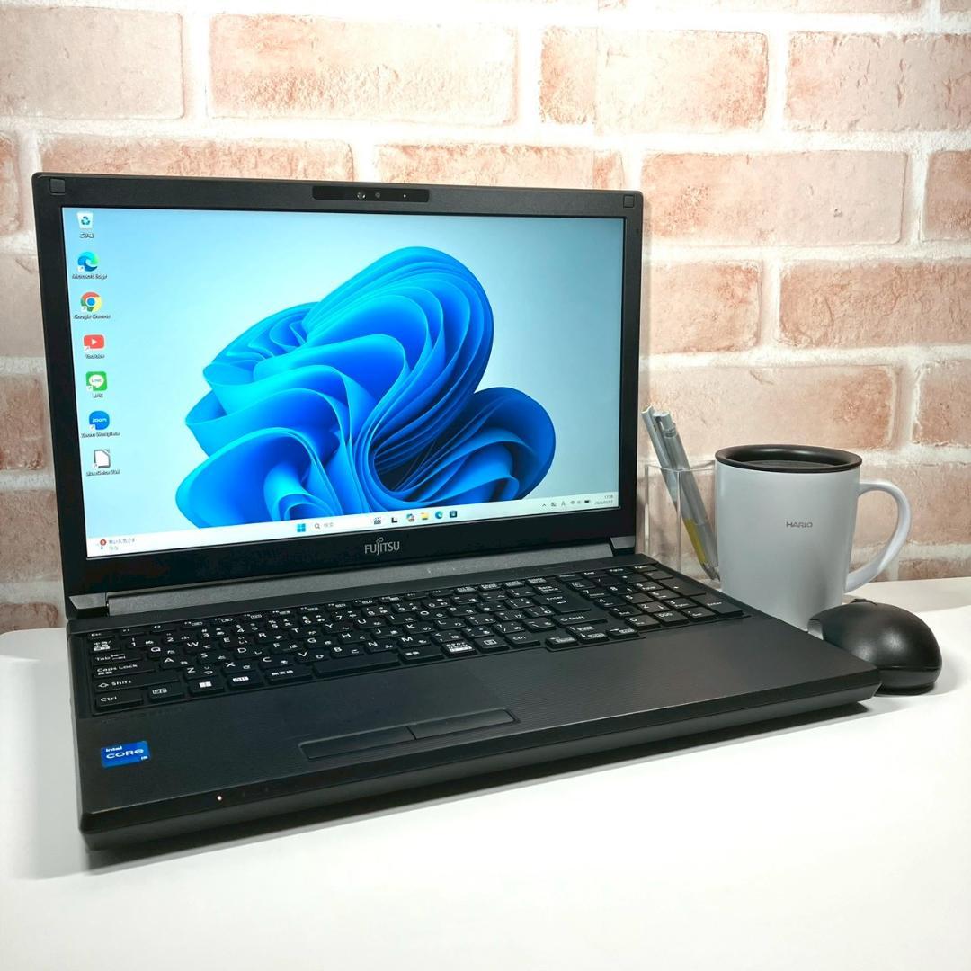 ★テンキー★ 2022年製 第12世代i5 Wi-Fi6E対応 富士通 521