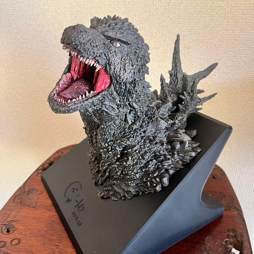 ゴジラ　2023 一番くじ　怪獣哮胸極　胸像フィギュア　怪獣乱舞　ゴジラ-1.0