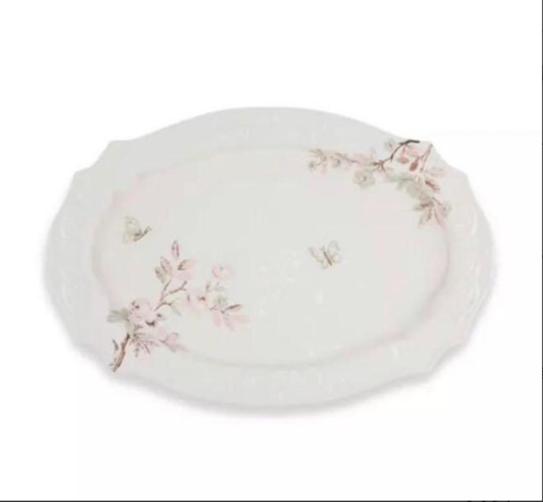 ローラアシュレイ 楕円形陶磁器皿　ベルヴェデーレ　新品