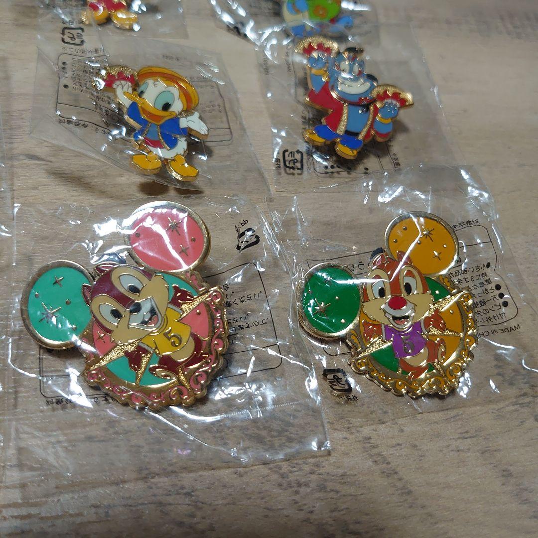 ディズニーリゾート★ピンバッチ★ミッキー★ミニー★チップ&ディール★5周年★限定
