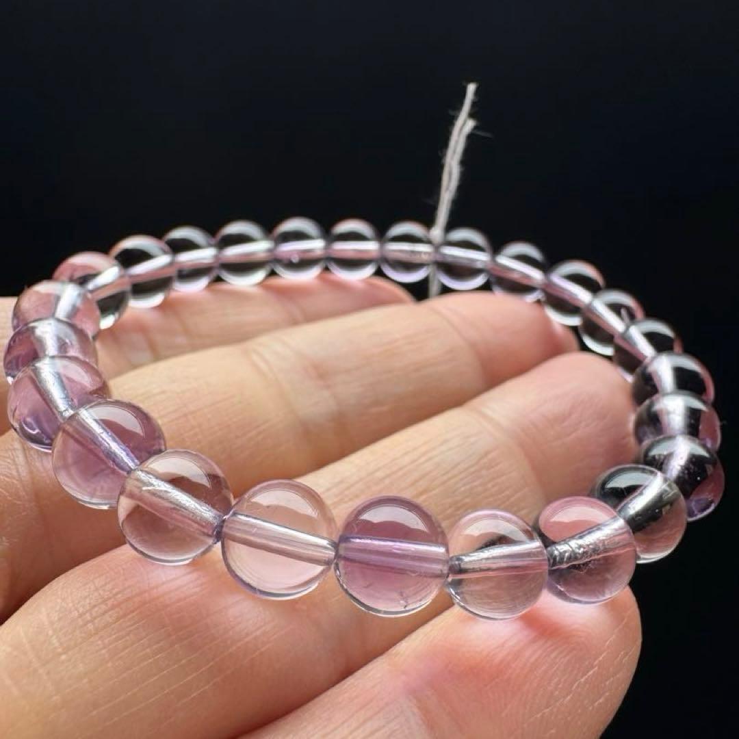 最高級希少品質　ラベンダーアメジストファントムインクォーツ　ブレスレット