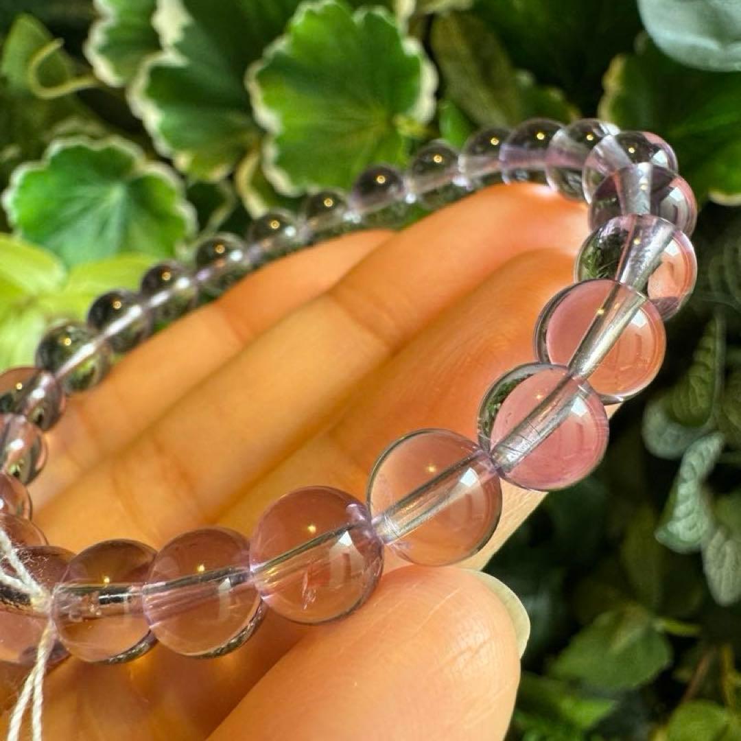 最高級希少品質　ラベンダーアメジストファントムインクォーツ　ブレスレット