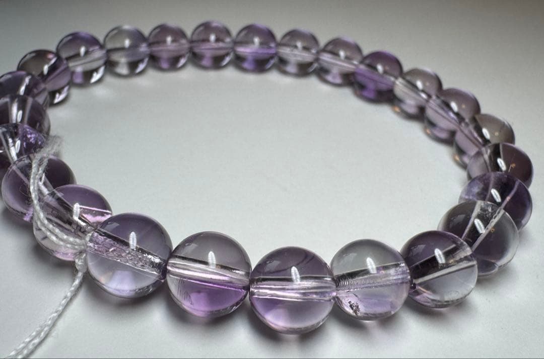 最高級希少品質　ラベンダーアメジストファントムインクォーツ　ブレスレット