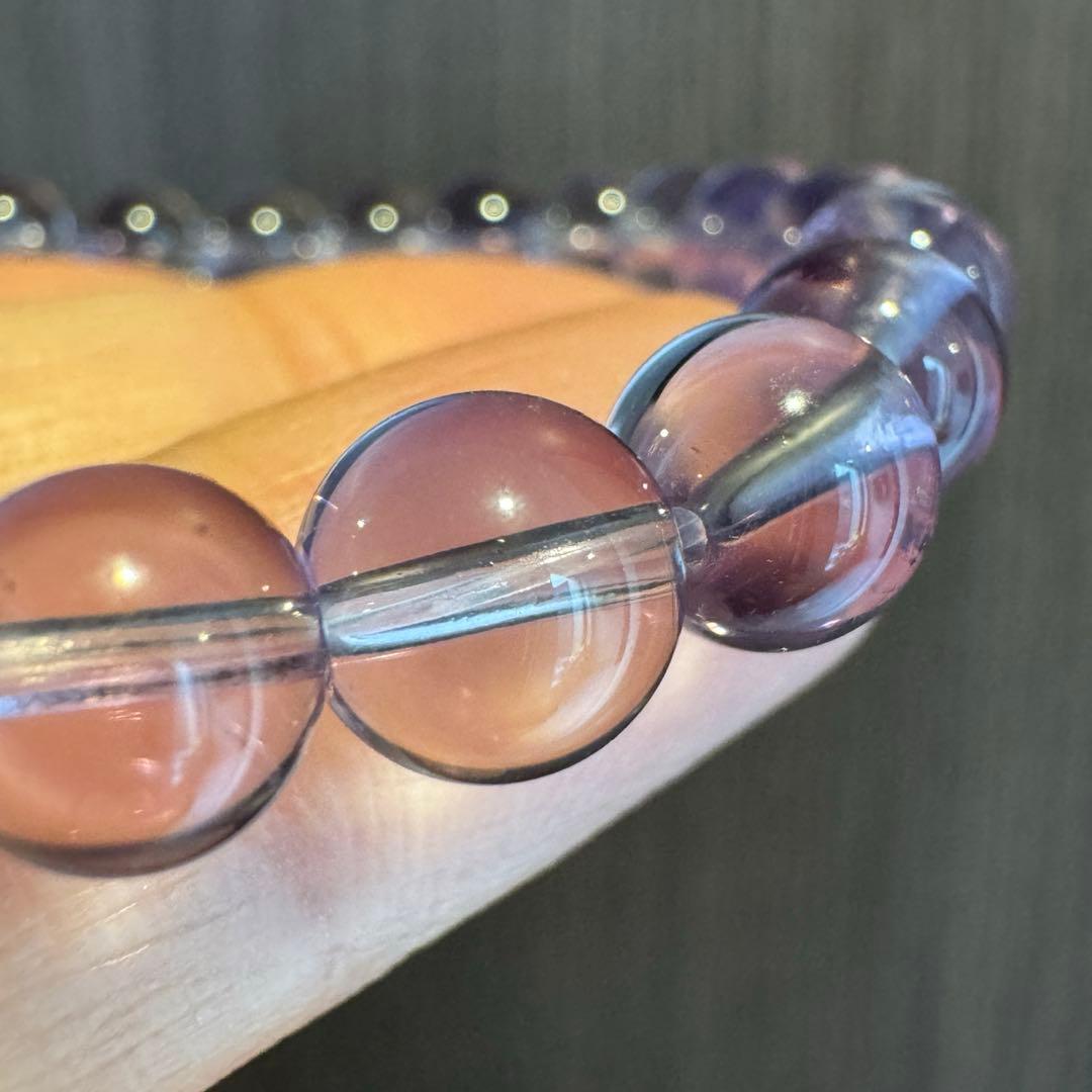 最高級希少品質　ラベンダーアメジストファントムインクォーツ　ブレスレット