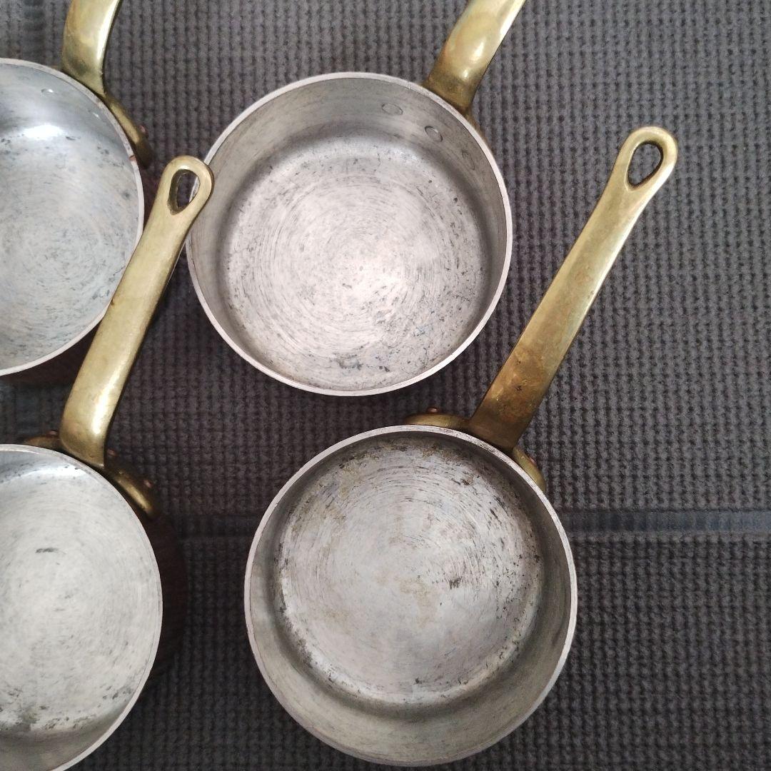 か*に様 銅　片手鍋6個セット