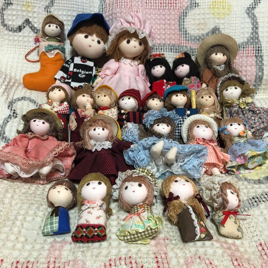 米山京子風　小さな人形　24体セット　中古品