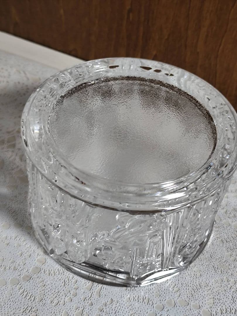 クリスタルガラス くるみ割り人形 バレエ 蓋付き キャンディジャー ドイツ