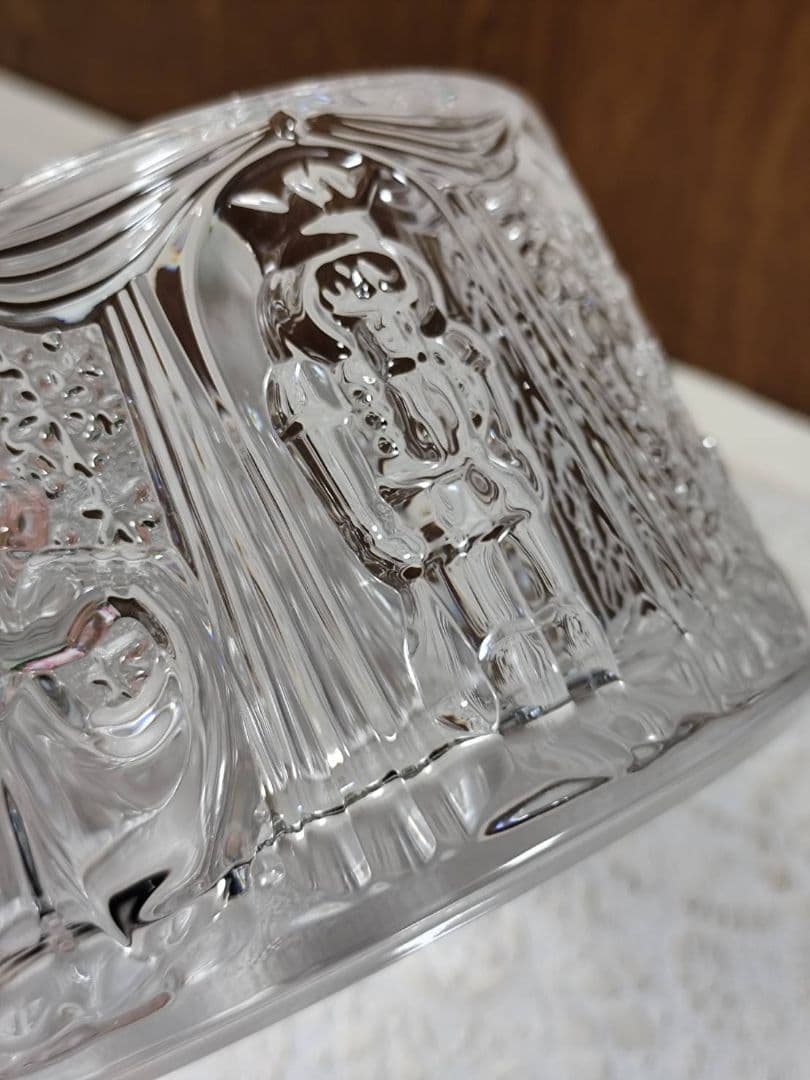 クリスタルガラス くるみ割り人形 バレエ 蓋付き キャンディジャー ドイツ