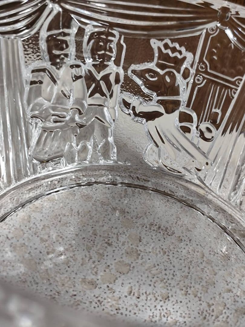 クリスタルガラス くるみ割り人形 バレエ 蓋付き キャンディジャー ドイツ