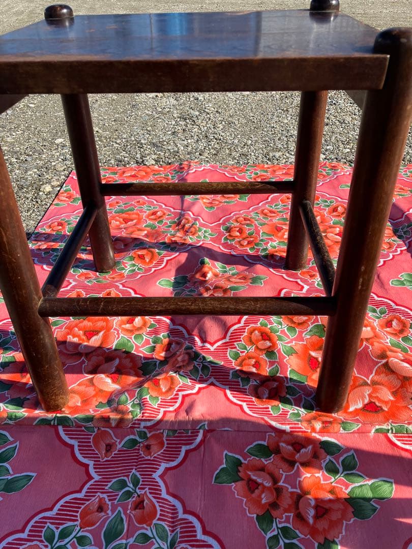 アンティーク 北海道民芸 スツール チェア 椅子　イス ヴィンテージ ④