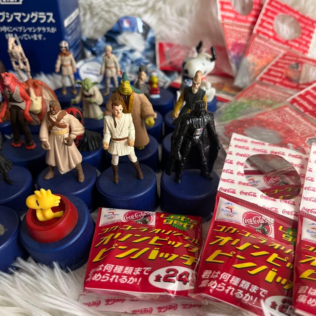 コカコーラ ペプシ ペットボトルキャップ ノベルティセット おまとめ おまけ付き