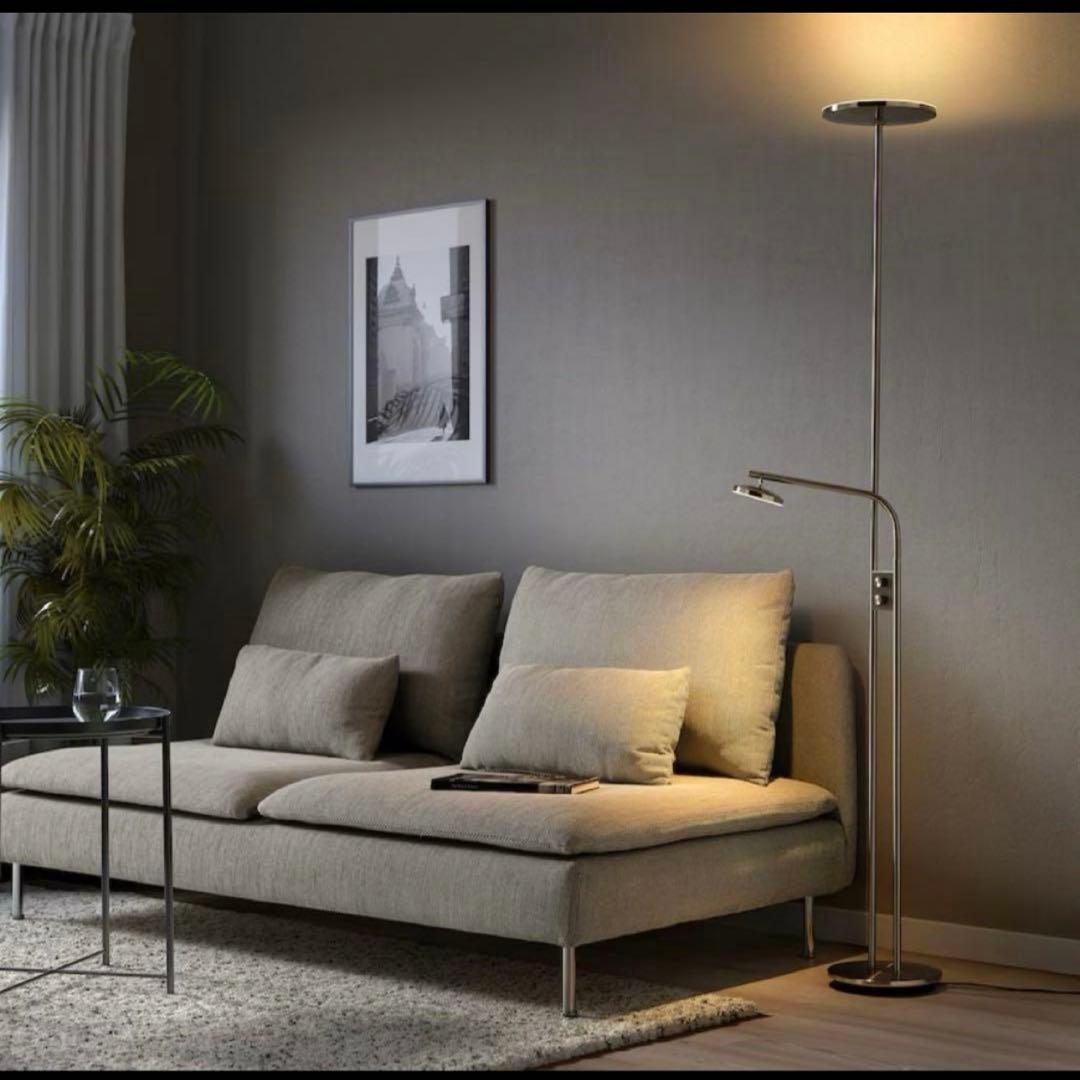 【美品】IKEA イケア　ISJAKT イスヤクト フロアアップライト　間接照明