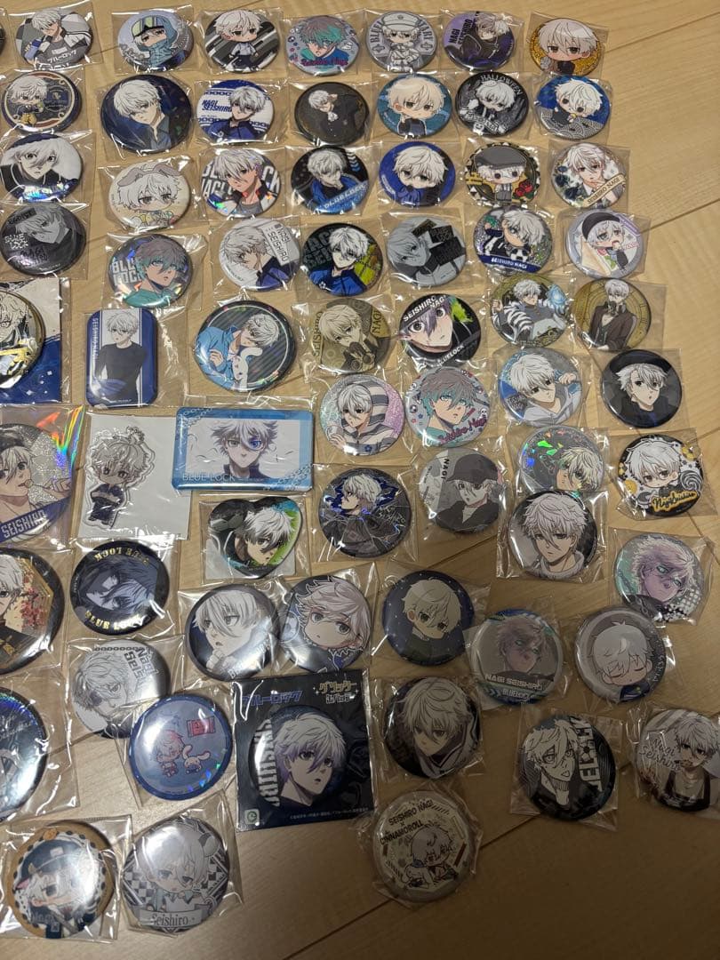 BLUE LOCK 凪誠士郎 ブルーロック 缶バッジ まとめ大量 約100点以上