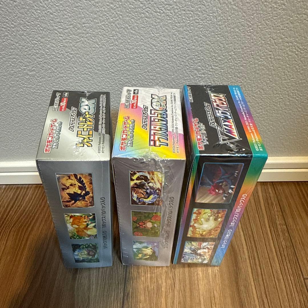 シャイニートレジャー、テラスタルフェス、Vmaxクライマックス　シュリンク付き