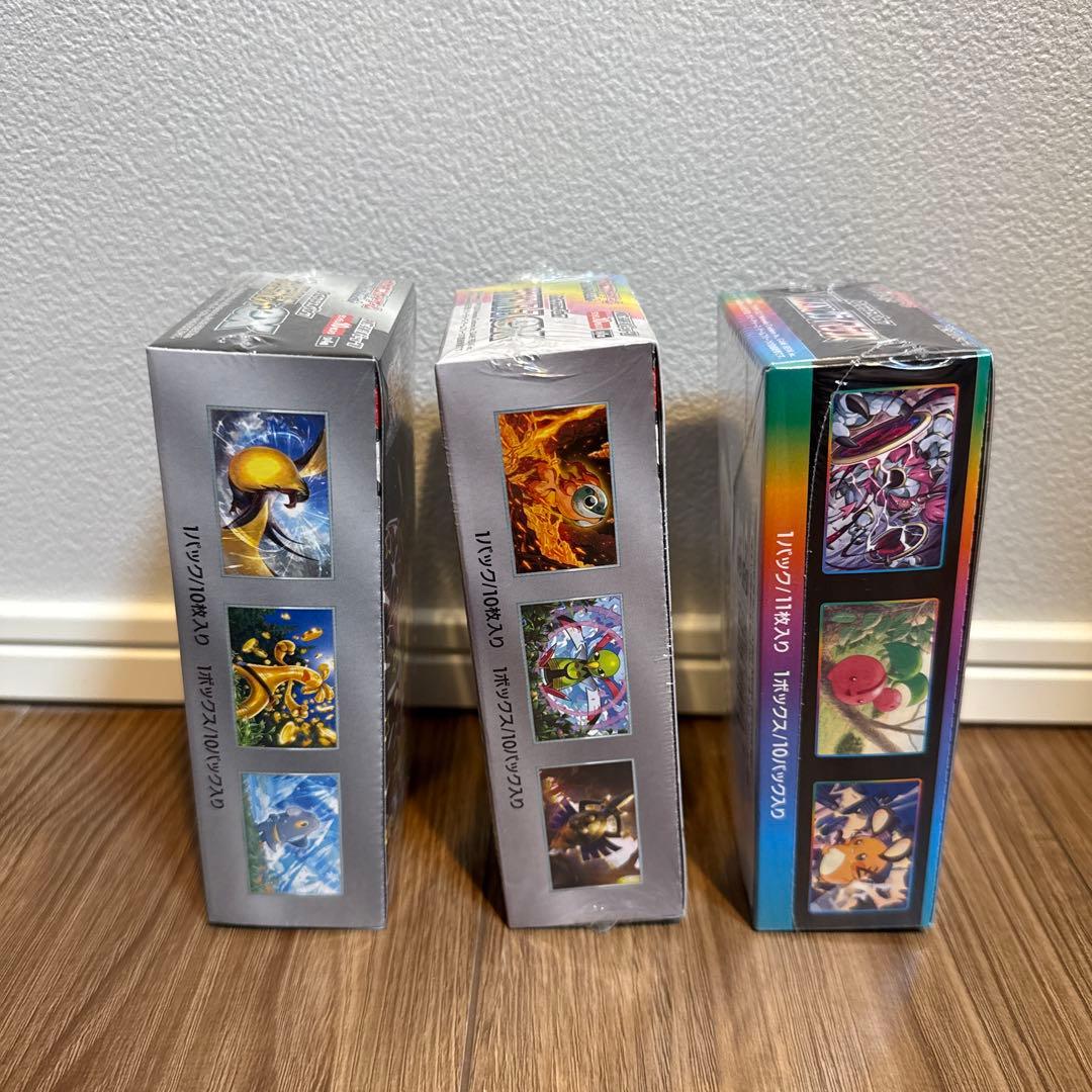 シャイニートレジャー、テラスタルフェス、Vmaxクライマックス　シュリンク付き