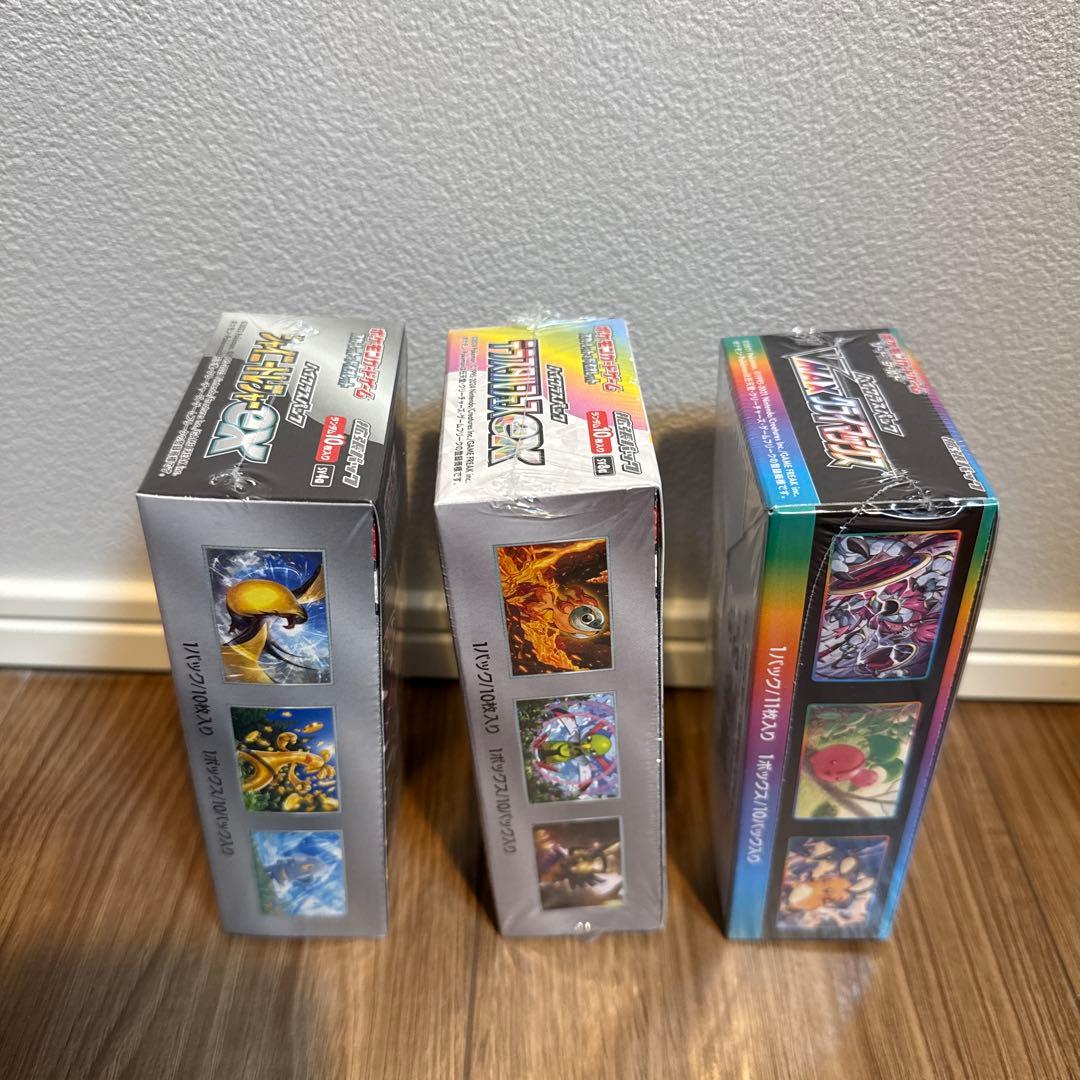 シャイニートレジャー、テラスタルフェス、Vmaxクライマックス　シュリンク付き