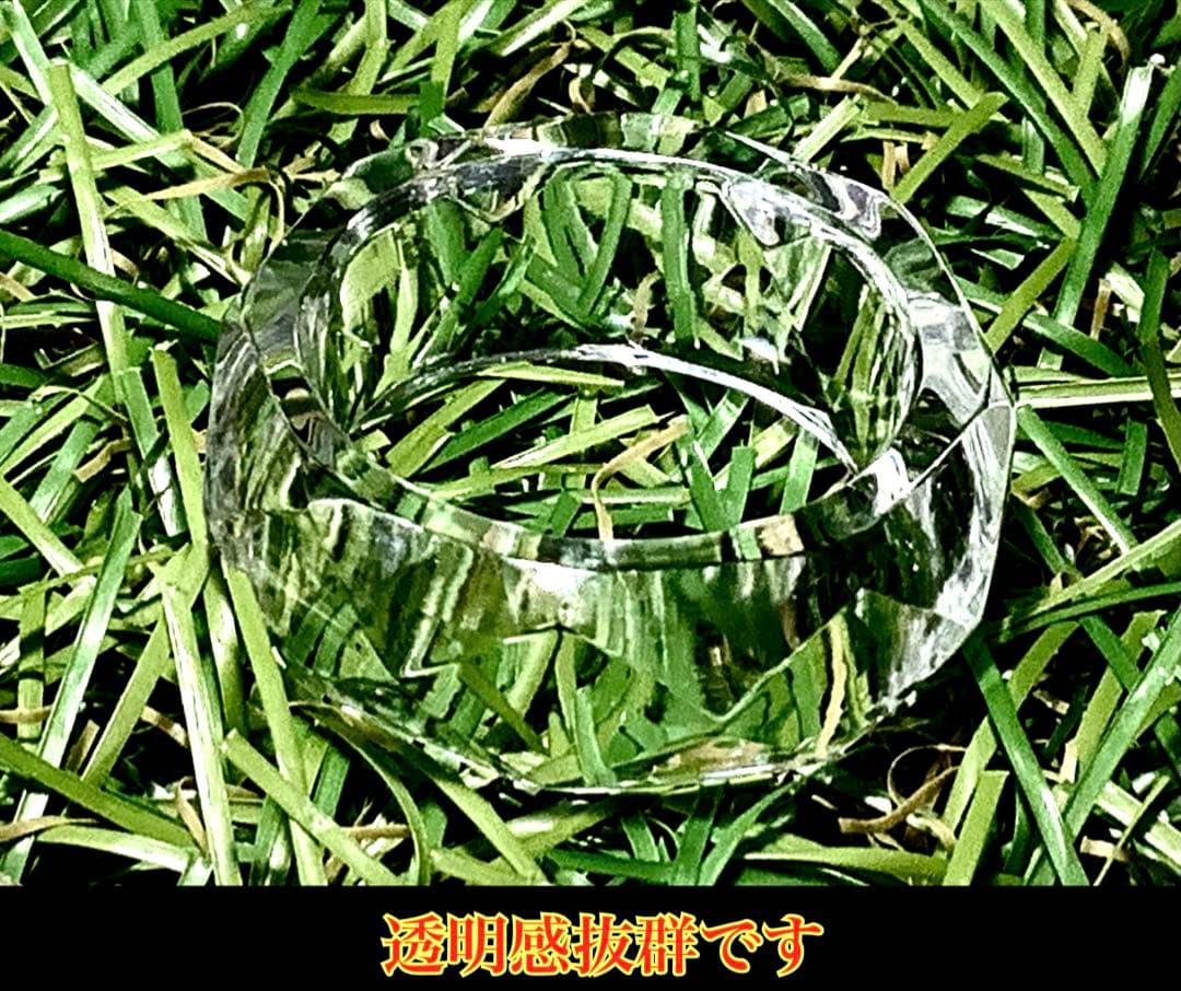 ✳一生物の開運守護石　ガネッシュヒマール水晶くりぬきリング　本物鑑定ソーティング