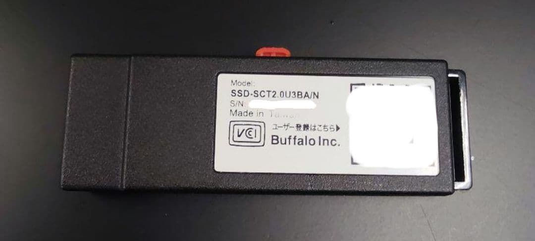 最終値下げBUFFALO【2TB】　SSD-SCT2.0U3BA