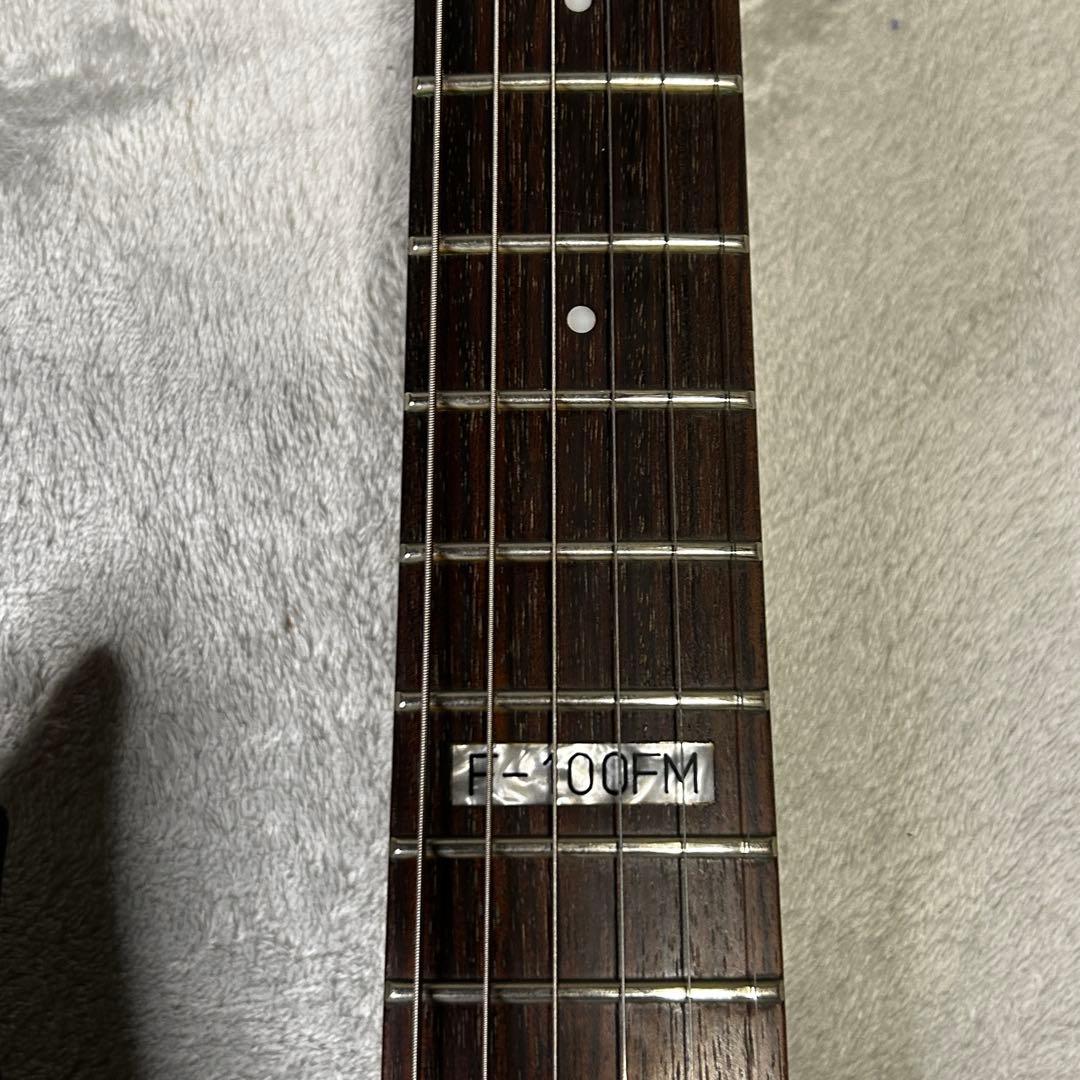 【希少•メンテ済み】 ESP F-100FM 海外展開モデルフレイムメイプル