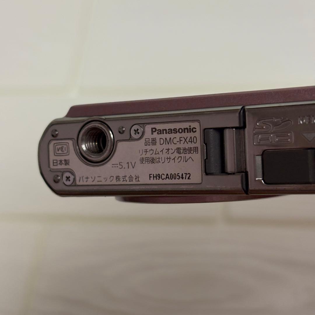 パナソニック LUMIX DMC-FX-40 スイートピンク　バッテリーなし