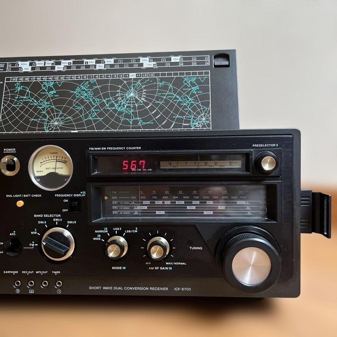ラジオ・コンポ SONY FM/AM MULTI BAND RECEIVER ICF-6700