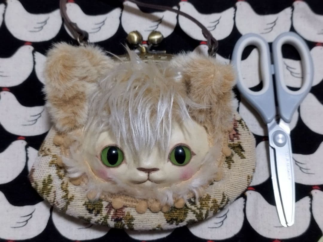 Cuddle a Fluffy 福寿様 福寿DOLL バッグ 作家ベア がま口