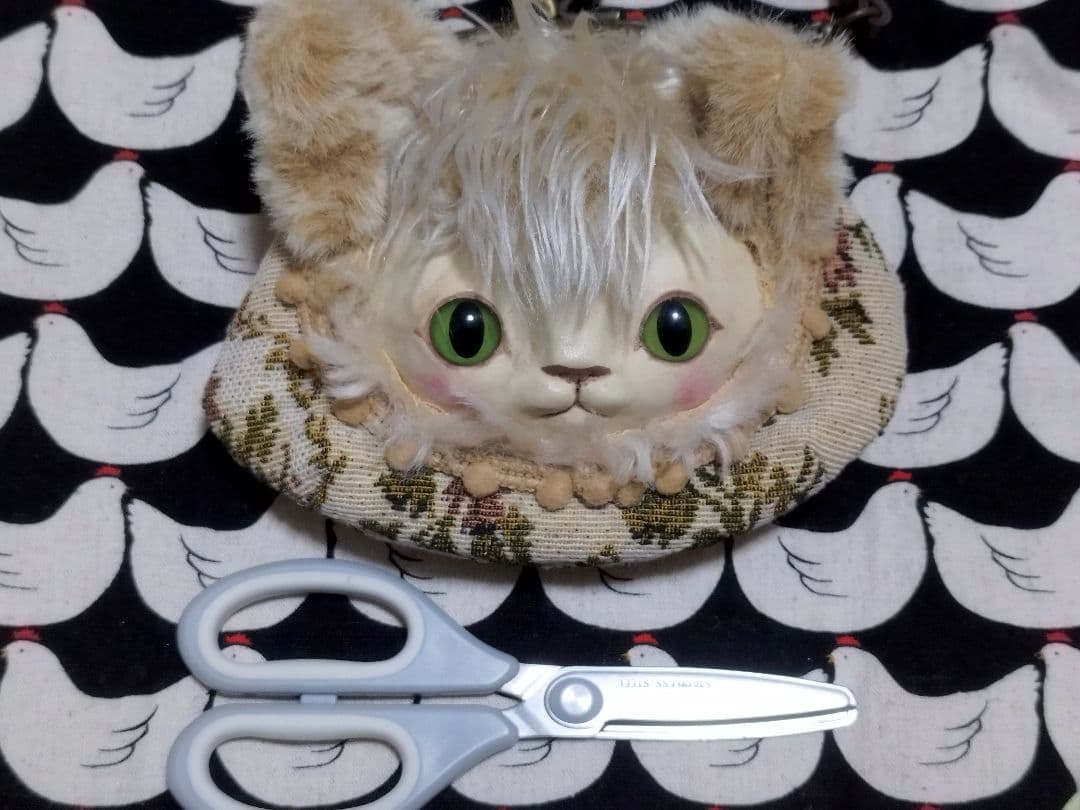 Cuddle a Fluffy 福寿様 福寿DOLL バッグ 作家ベア がま口