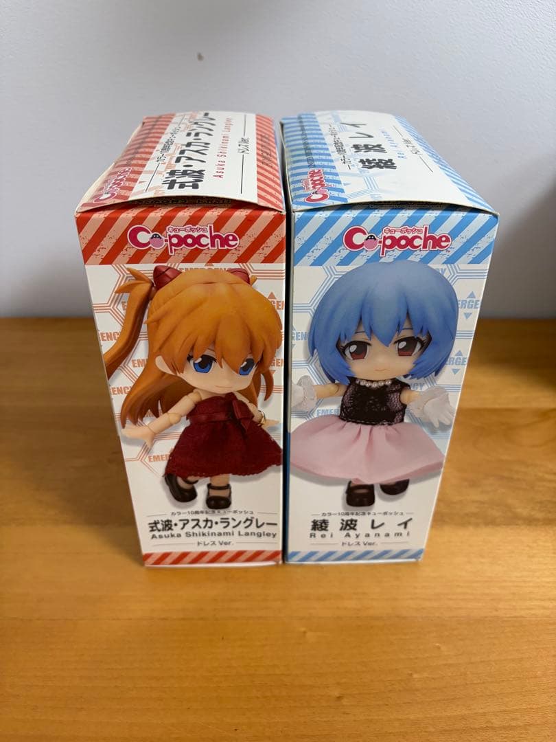 キューポッシュ エヴァ　アスカ　レイ　ドレスVer. カラー10周年記念展