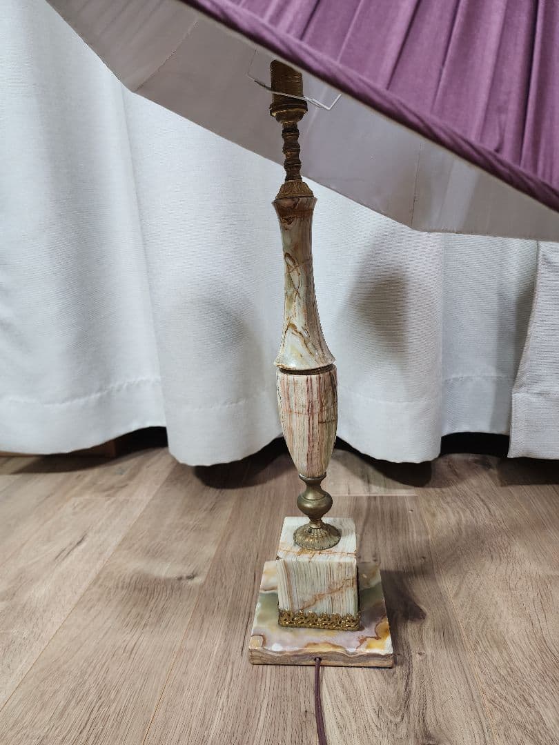 希少 大理石 フロアスタンド 照明 ライト