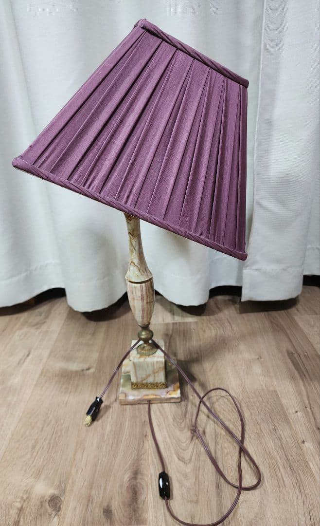 希少 大理石 フロアスタンド 照明 ライト